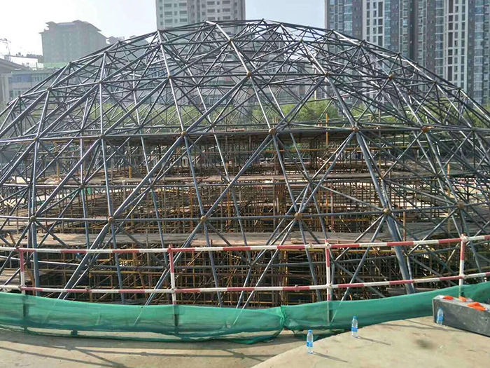 昌都球形网架钢结构施工